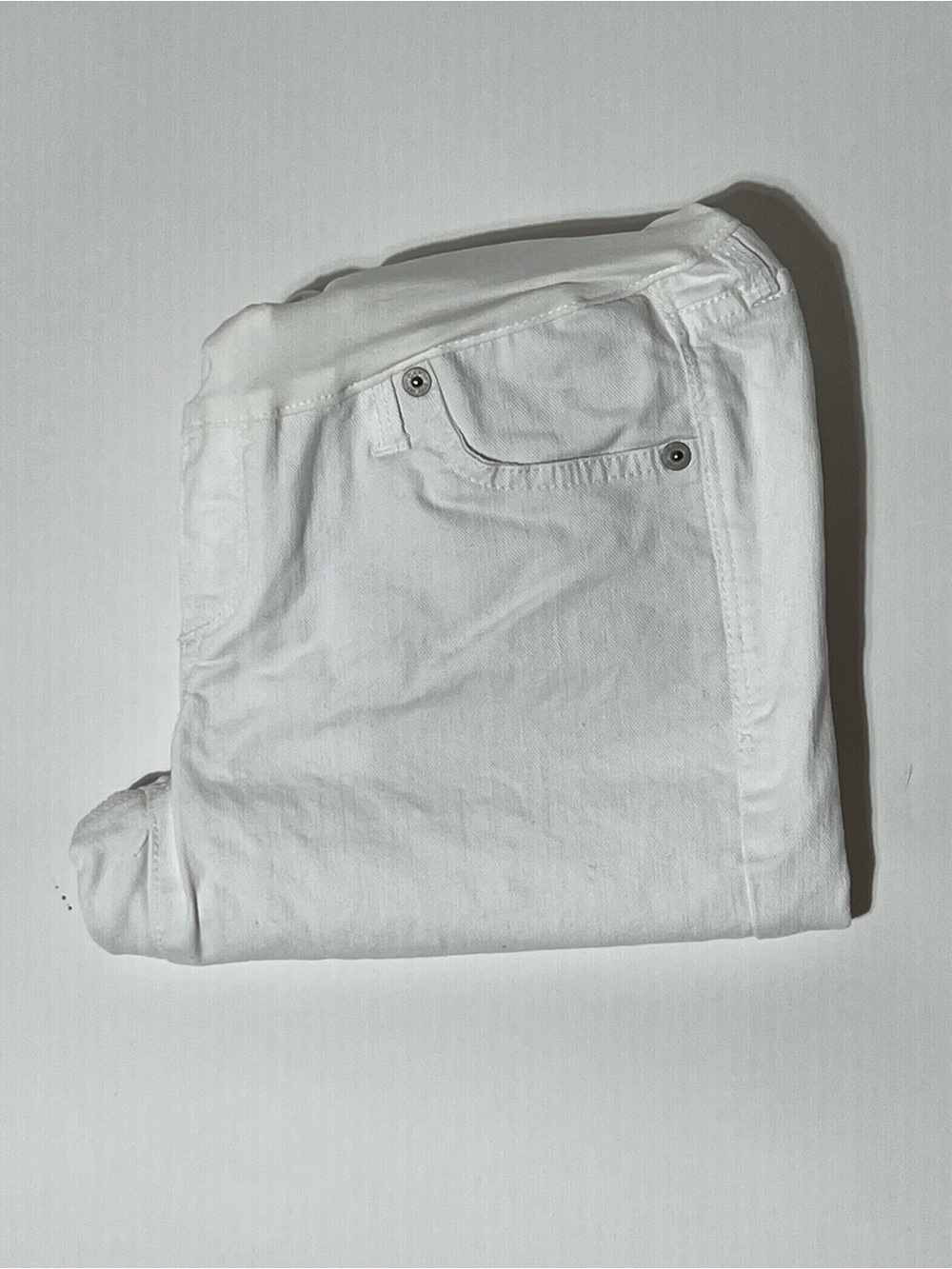Gap 1969 Maternity White Jeans Size 26 - Picture 5 of 7